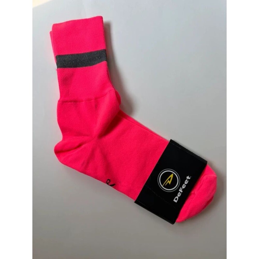 DeFeet Slipstream Reflective 4" Cycling Shoe Covers Oversocks Pink NEW